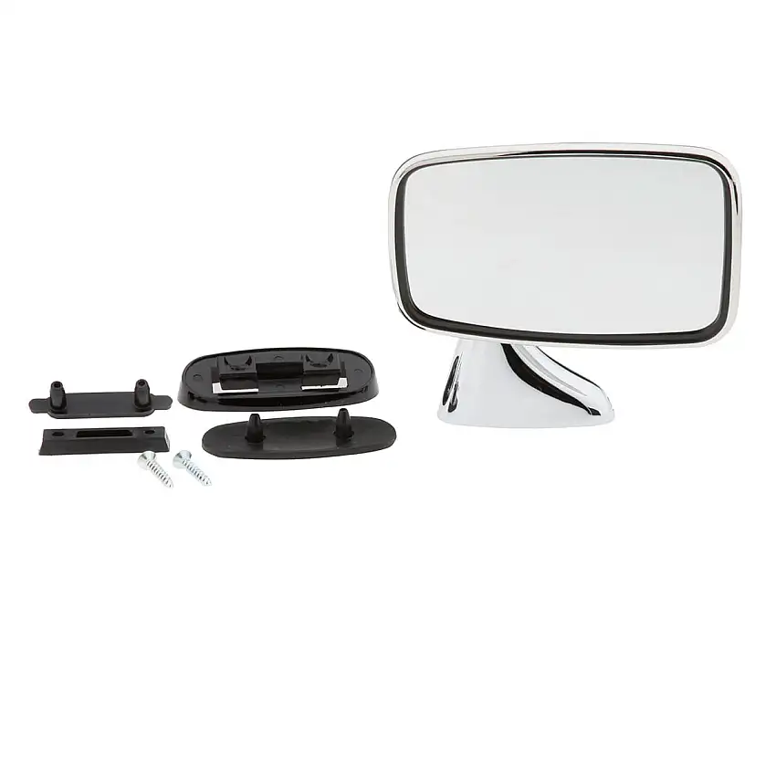 DOOR MIRROR, stainless steel, right, convex, TEX brand
