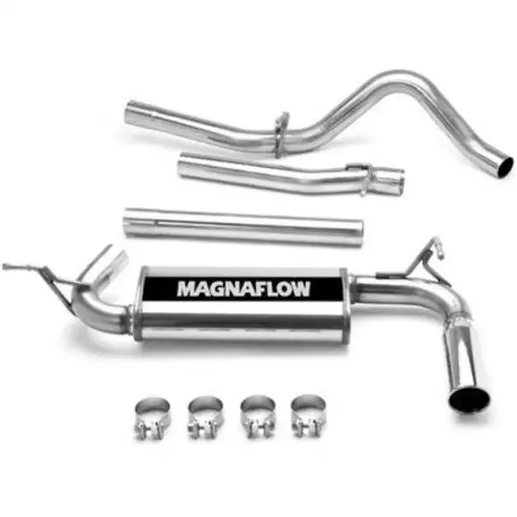 Magnaflow Performance Stainless Steel Cat Back Exhaust System For 2007-11 Jeep Wrangler JK Unlimited 4 Door With 3.8L 16751