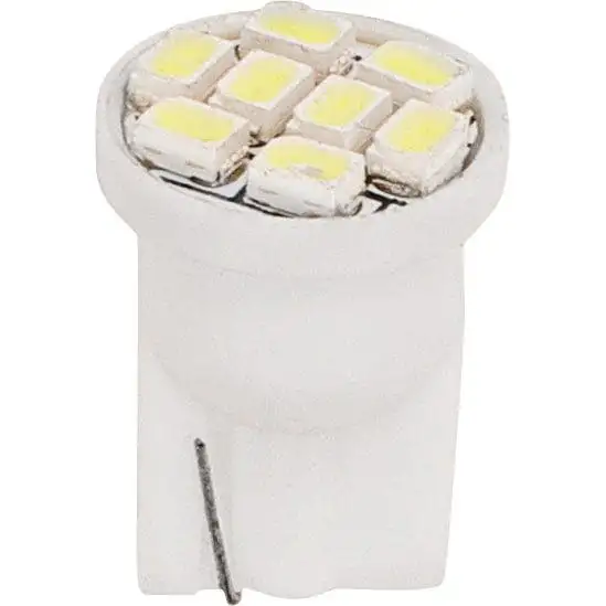 Short LED Dash Bulb, White, Wedge type
