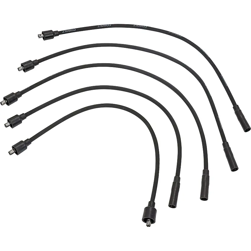 Ignition Wire Set by Cobalt, 8mm, Black