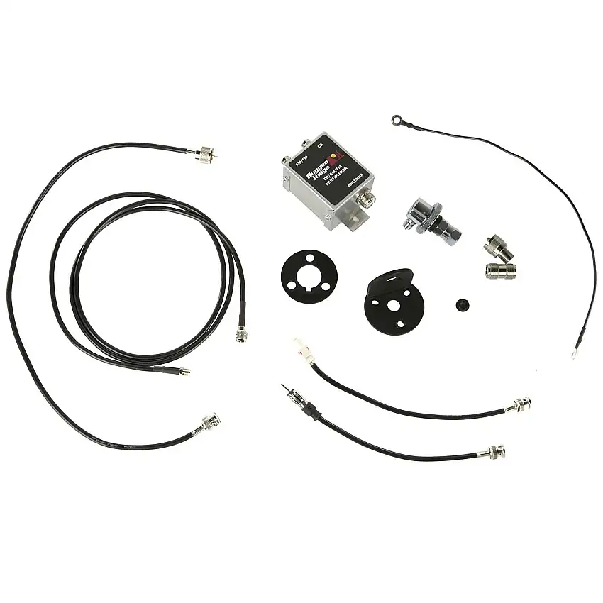 Rugged Ridge 17212.20 CB/AM/FM Antenna Mount Kit