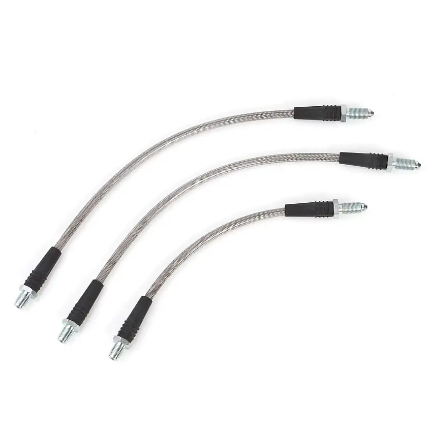 BRAKE HOSE SET, stainless 180-898