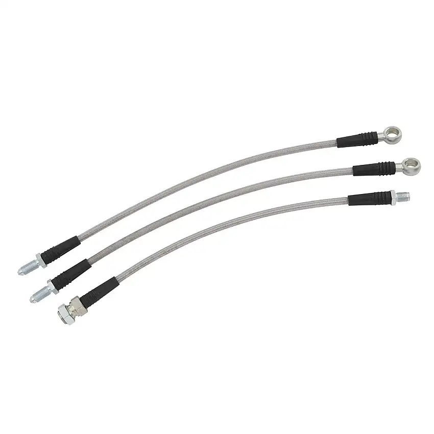 BRAKE HOSE SET, stainless 180-908