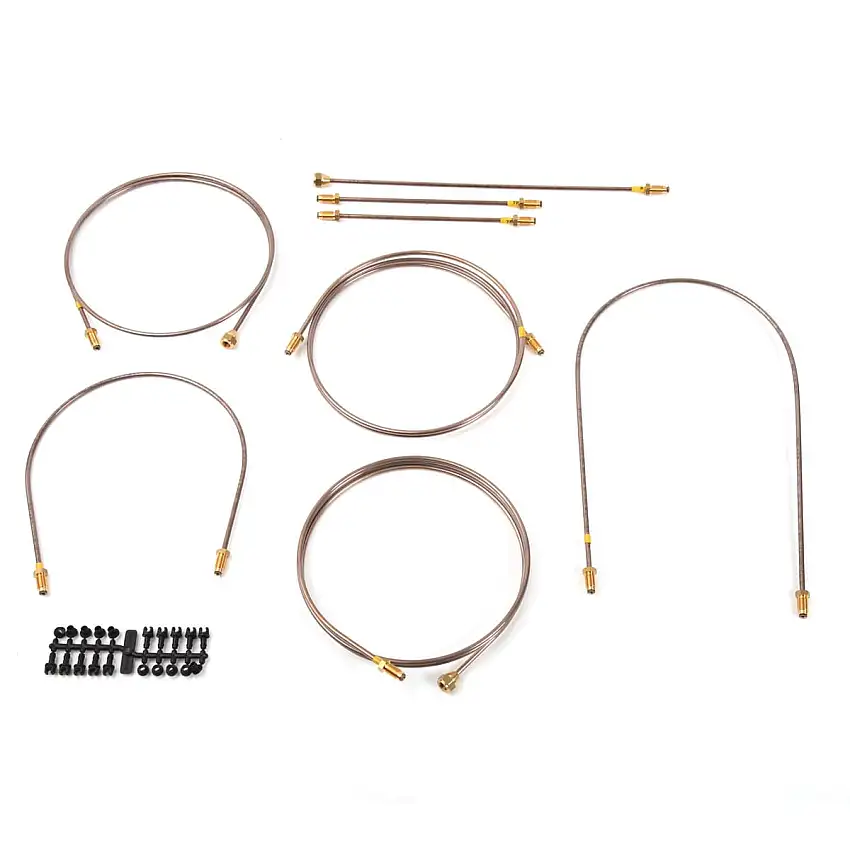 Brake Pipe Set, drum brakes, 1961-62