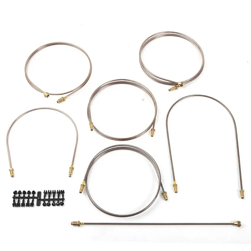 Brake Pipe Set, disc brakes, 1968-74