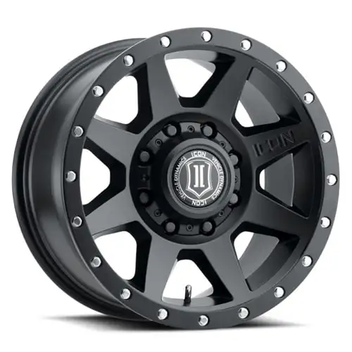 ICON Rebound Wheels | 17" 8x170 +6mm | Satin Black
