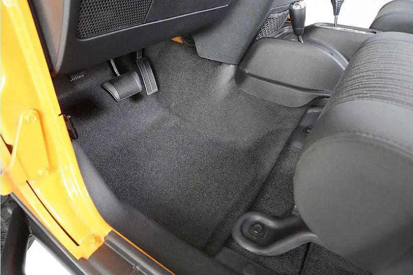 BedTred Front 4 Piece Floor Kit With Heat Shield For 2007-18 Jeep Wrangler JK Unlimited 4 Door Models BTJK07F4