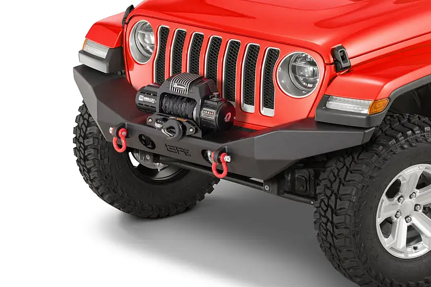 Body Armor Full Width Front Winch Bumper for 07-24 Jeep Wrangler JK, JL & Gladiator JT JL-19534