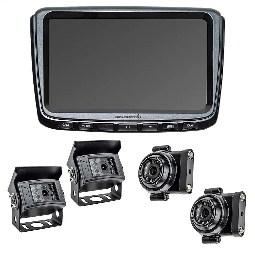 Brandmotion FLTW-7100 Commercial Vehicle Side Mount 4 Camera Vision System
