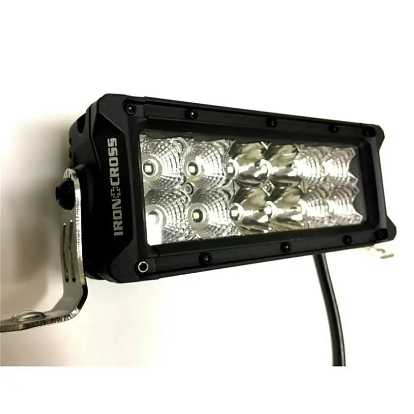 Iron Cross Automotive 20-75LED 7.5 Inch Dual Row LED Light Bar (3240 Lumens)