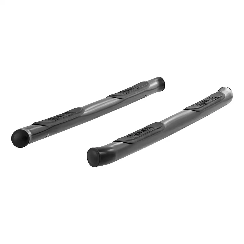 Aries Automotive 3" Round Side Bars In Gloss Black For 2008-12 Jeep Liberty KK Models 201005