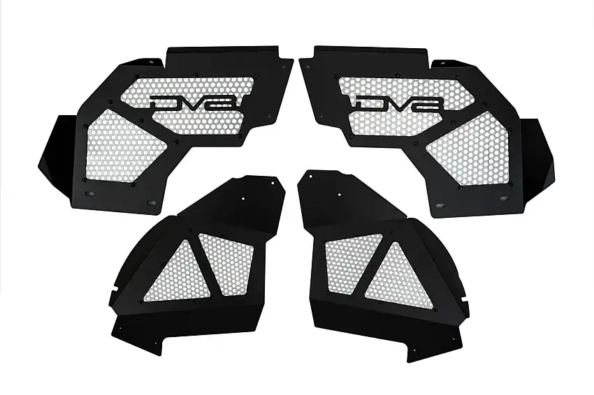 DV8 Front Inner Fenders for 2018-24+ Jeep Wrangler JL, JLU & Gladiator JT INFEND-06FB