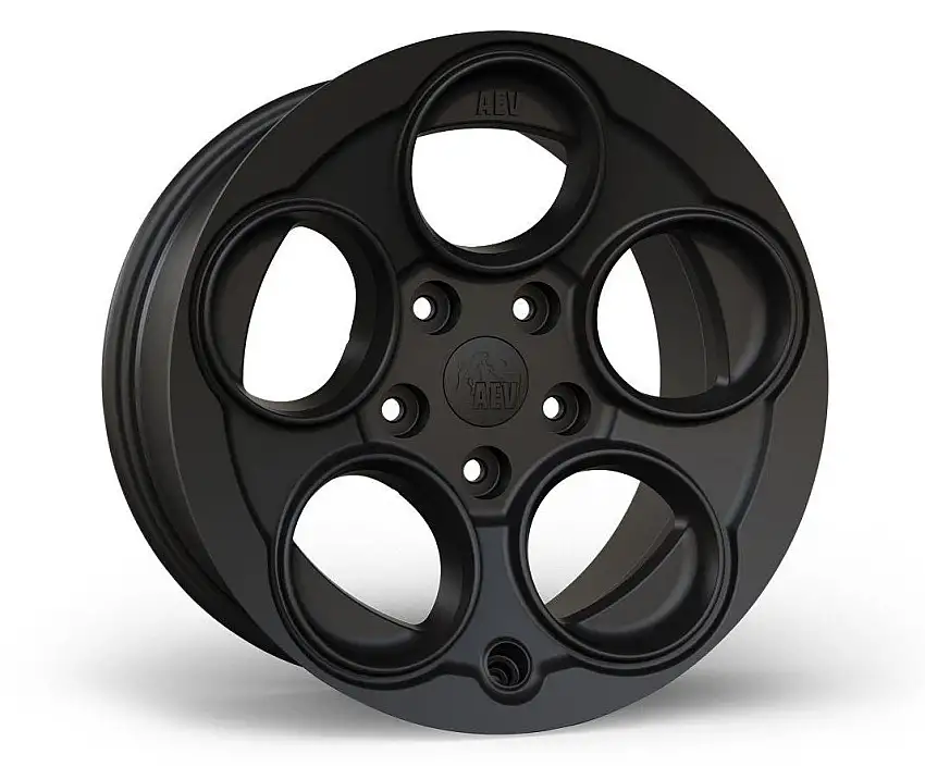 AEV Savegre II Wheel 17 x 8.5 Stain Black For 2018-25+ Jeep Wrangler JL & Gladiator JT Models 20403011AA