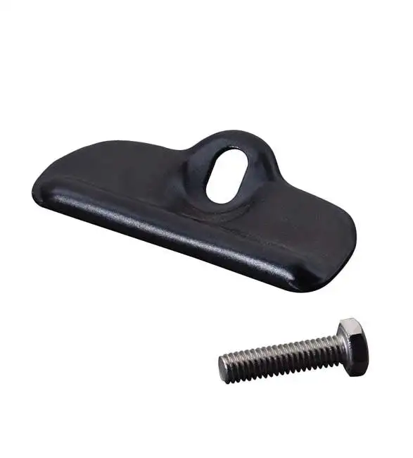 Kentrol 20506 Jeep CJ Battery Tray Clamp 76-86 CJ Powdercoat Black Kentrol