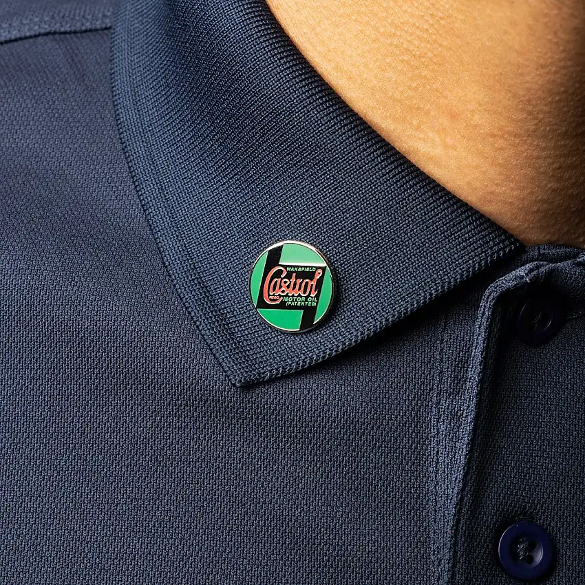 Castrol Enamel Label Badge