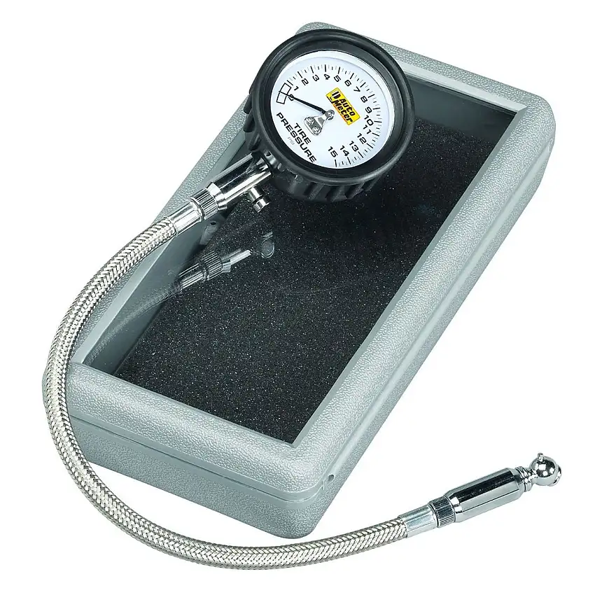 Auto Meter Autometer Tire Pressure Gauge 0-15 PSI Mechanical 2159