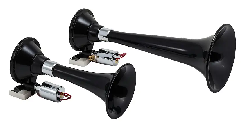 Kleinn Automotive Air Horns 220 Black Dual Horn