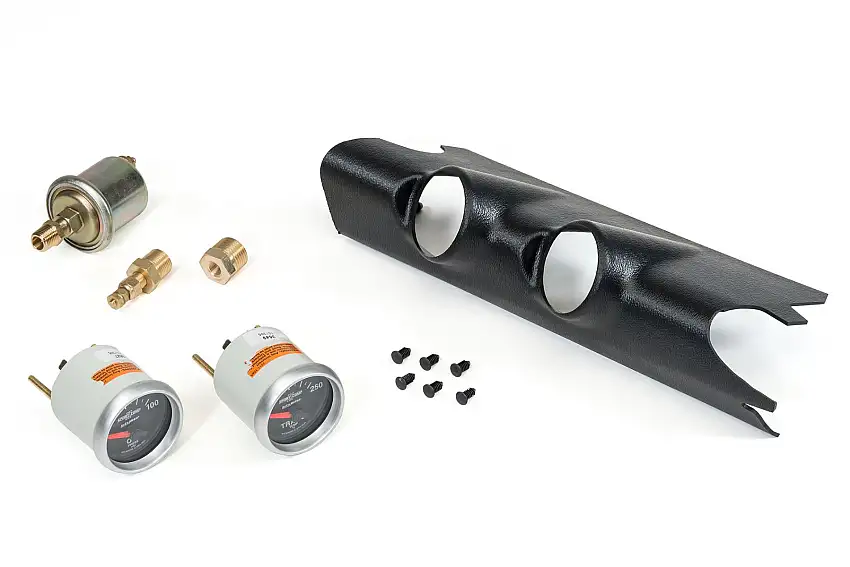 Auto Meter Dual Pillar Gauge Kit for 11-18 Jeep Wrangler JK, JKU 7041