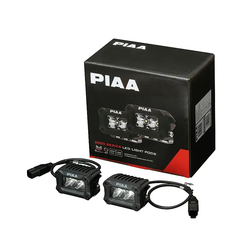 PIAA 25-02603 2000 2” LED Lights | Spot Beam - Kit