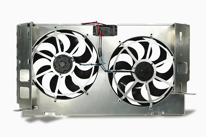 Flex-A-Lite 103961 Fan Electric 15 dual shrouded puller w/var speed control