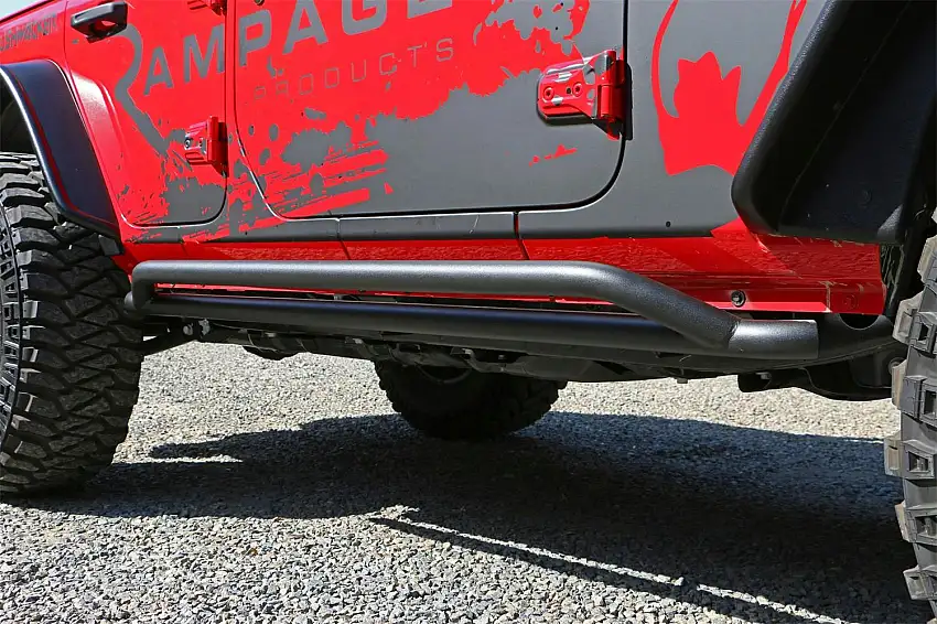 Rampage Products 26631 SRS Sidebar Rock Crawler Style, Black