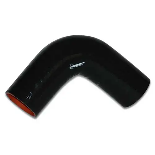 Vibrant 4" Silicone 90 Degree Elbow4" ID X 3" Leg Length- Black 2746