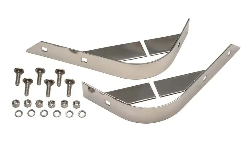 Kentrol 30404 Jeep CJ Rear Body Guard Pair 55-86 CJ Polished Silver Kentrol