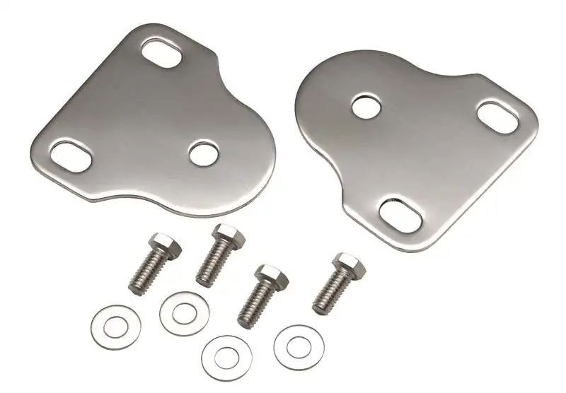 Kentrol 30408 Jeep CJ/YJ Interior Windshield Brackets Pair 76-95 CJ and Wrangler YJ Polished Silver Kentrol
