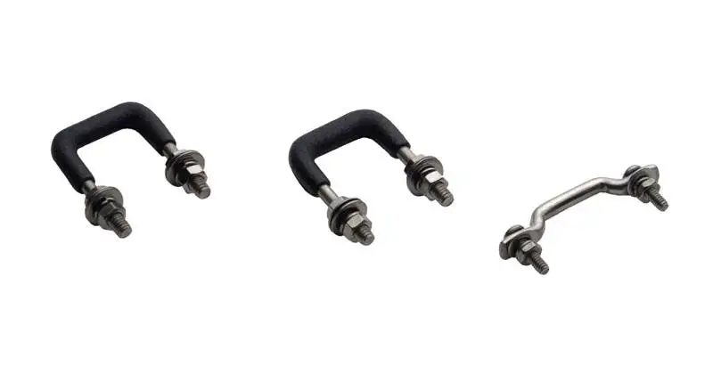 Kentrol 30411 Jeep CJ Windshield Tie Down Kit 55-86 CJ Polished Silver Kentrol