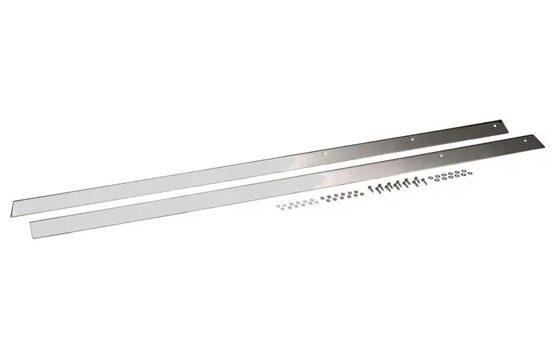 Kentrol 30414 Jeep CJ7 Rocker Guards Pair 76-86 CJ7 Polished Silver Kentrol