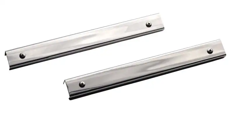 Kentrol 30415 Jeep CJ5 Entry Guards Pair 55-83 CJ5 Polished Silver Kentrol