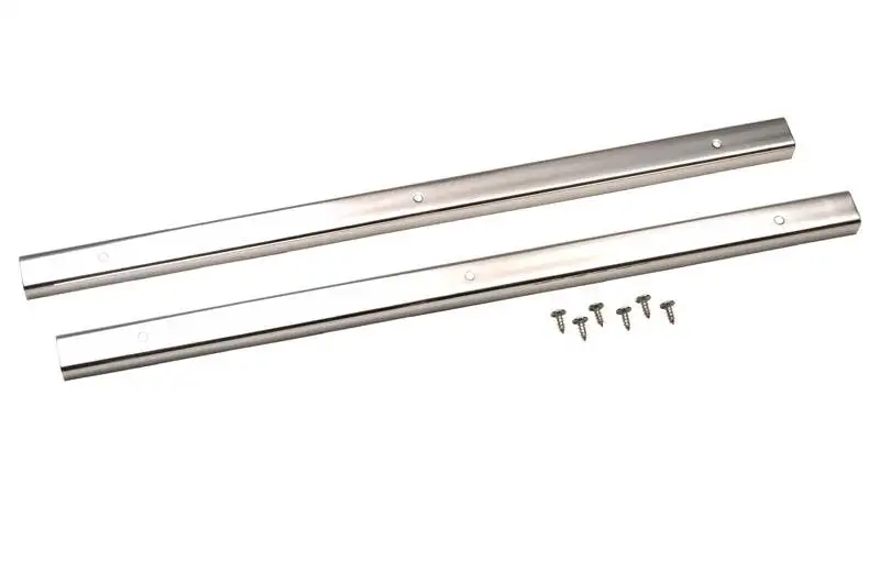 Kentrol 30416 Jeep CJ7 Entry Guards Pair 76-95 CJ7 Wrangler YJ Polished Silver Kentrol