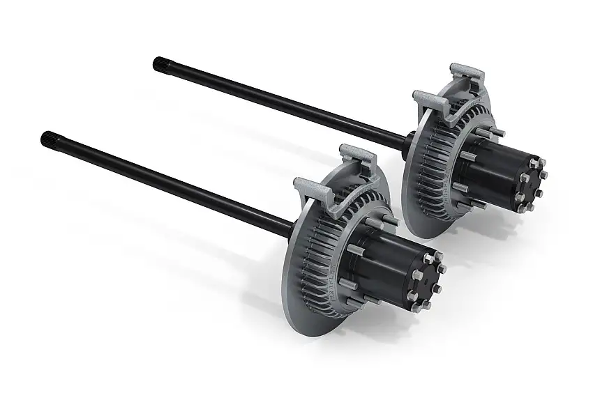 TeraFlex Rear 8-Lug Full Float Dana 44 30 Spline Conversion Axle Kit With Big Rotors For 2007-18 Jeep Wrangler JK 2 Door & Unlimited 4 Door Non Rubicon Models 3043000