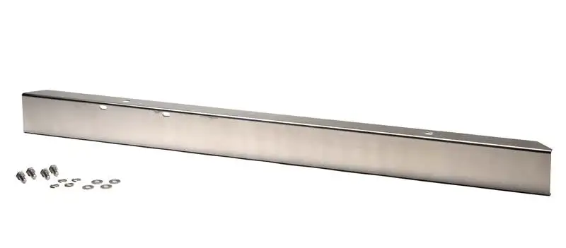 Kentrol 30437 Jeep YJ 54 Inch Front Bumper Without holes 87-95 Wrangler TJ Polished Silver Kentrol