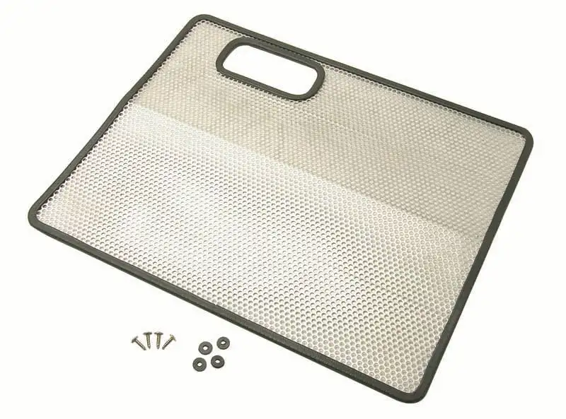 Kentrol 30440 Jeep YJ Bug Shield 87-95 Wrangler TJ Polished Silver Kentrol