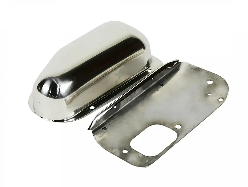 Kentrol 30459 Jeep CJ Wiper Motor Cover 76-86 CJ Polished Silver Kentrol