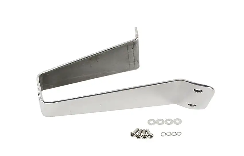 Kentrol 30460 Jeep CJ/YJ Tailgate Tire Stop 76-95 CJ and Wrangler YJ Polished Silver Kentrol