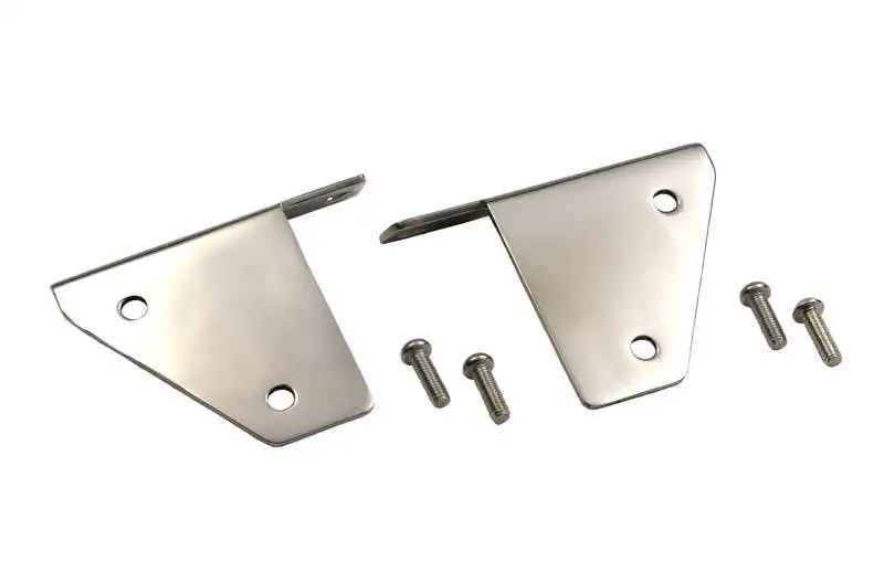 Kentrol 30461 Jeep CJ/YJ Spot Light Bracket Pair 76-95 CJ and Wrangler YJ Polished Silver Kentrol