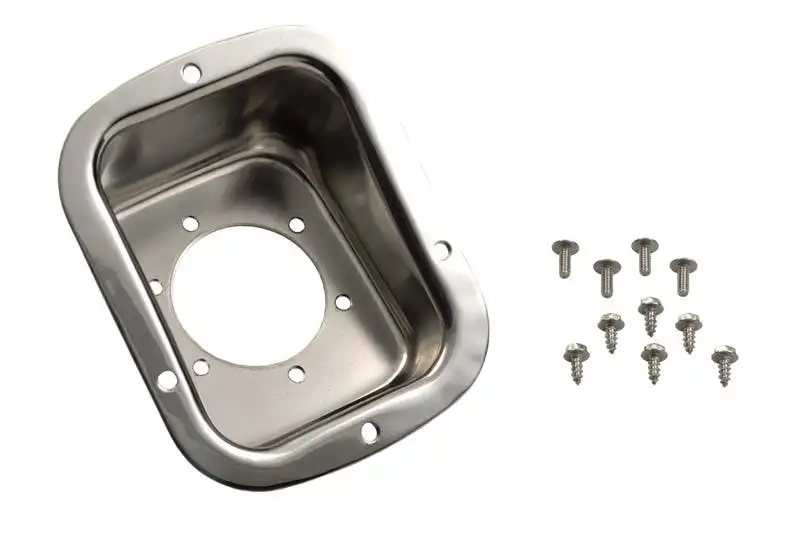 Kentrol 30468 Jeep CJ/YJ Gas Filler Neck 78-95 CJ and Wrangler YJ Polished Silver Kentrol