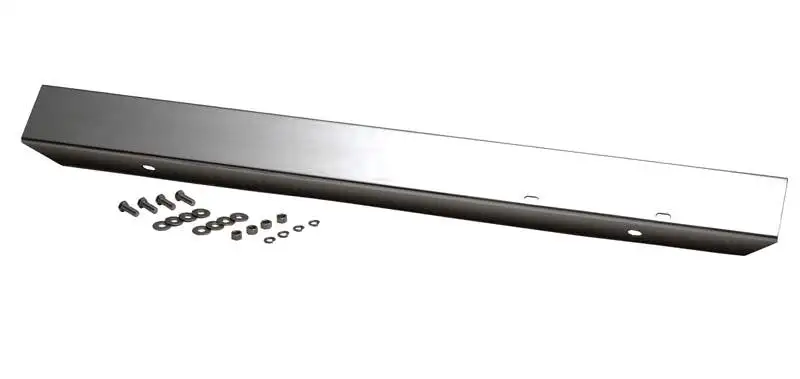 Kentrol 30471 Jeep CJ 42 Inch Front Bumper Without Holes 45-86 CJ Polished Silver Kentrol