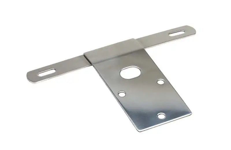 Kentrol 30472 Jeep CJ License Plate Bracket 76-86 CJ Polished Silver Kentrol