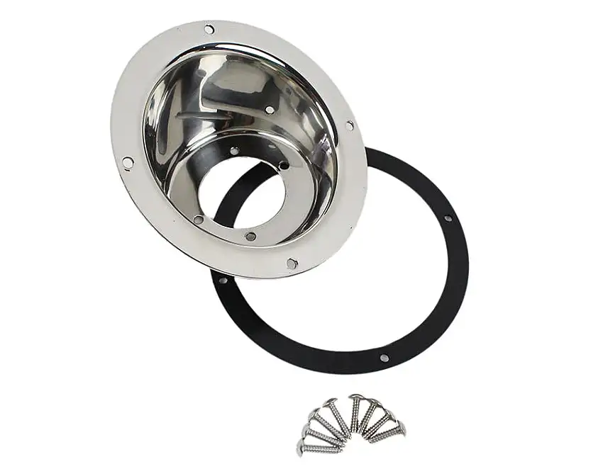Kentrol 30480 Jeep TJ Gas Filler Neck 97-06 Wrangler TJ Polished Silver Kentrol