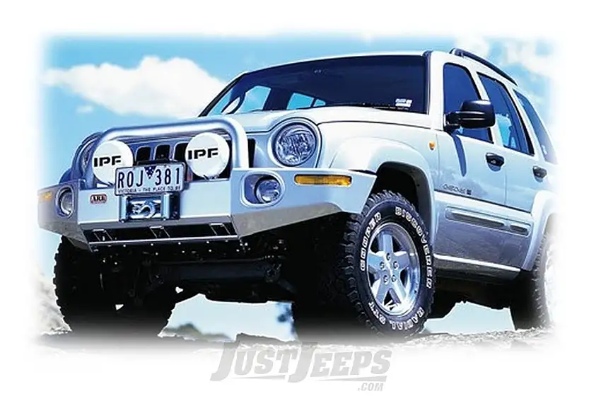 ARB Deluxe Bull Bar Front Bumper With Winch Mount For 2002-04 Liberty KJ Models 3450180