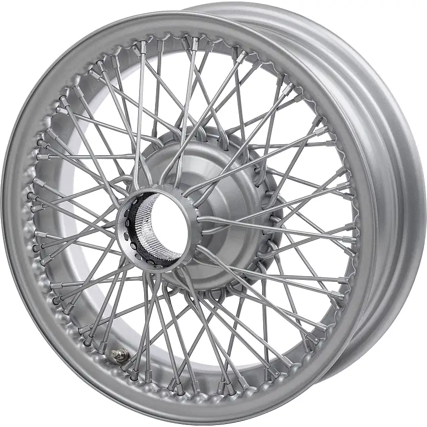 Dayton Wire Wheel, 16" X 5", Silver, 60-Spoke 37-0223P/1