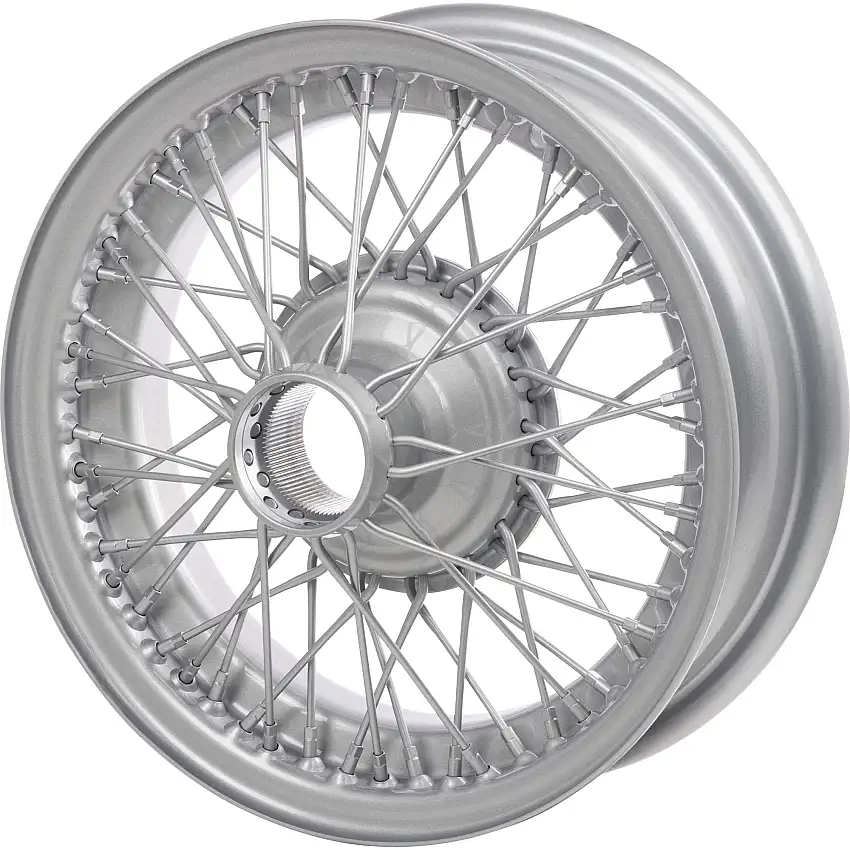 Dayton Wire Wheel, 16" X 5", Silver, 60-Spoke