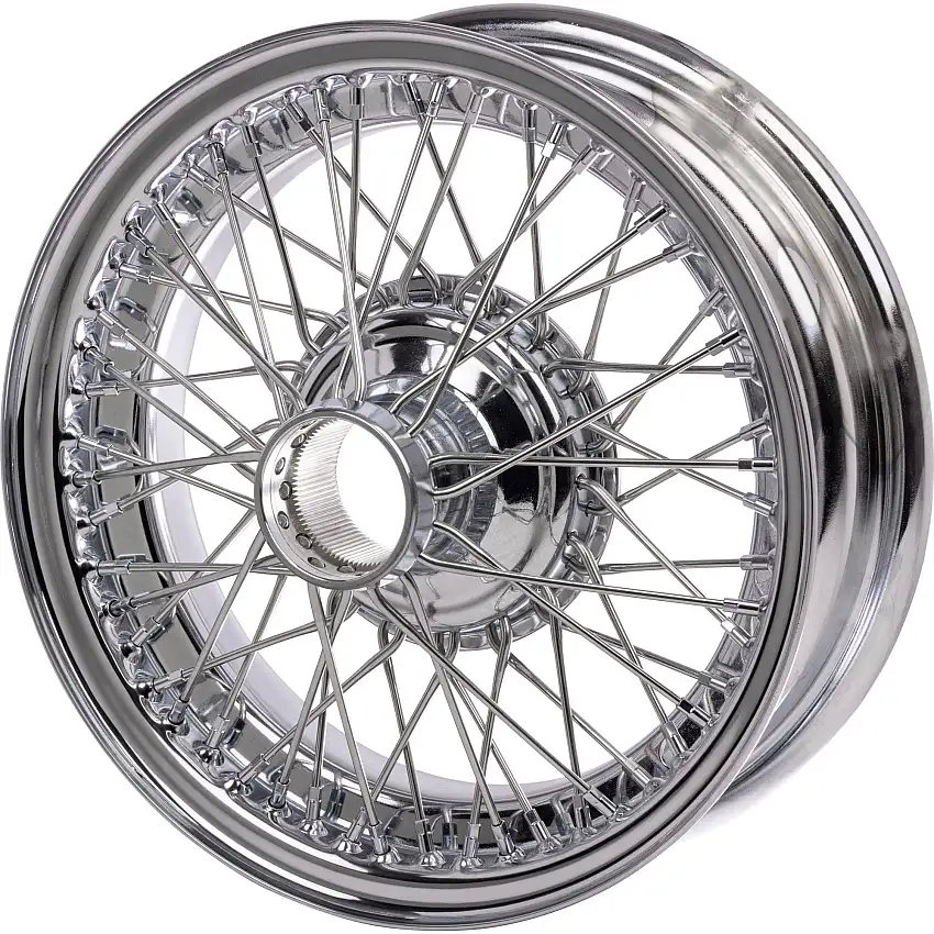 Dayton Wire Wheel, 16" X 5", Chrome, 54-Spoke