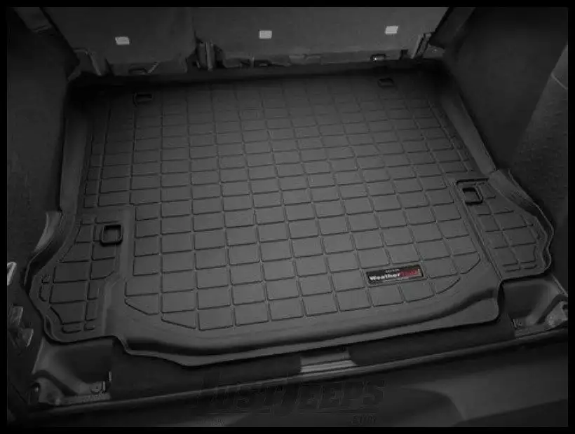 WeatherTech Cargo Liner With Subwoofer In Black For 2011-14 Jeep Wrangler JK Unlimited 4 Door Models 40518
