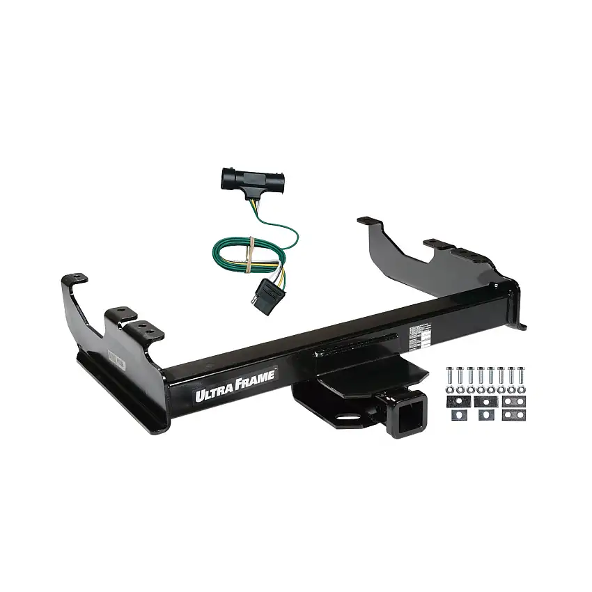 1973-1984 Chevrolet C10 Draw-tite Class 5 Trailer Hitch, 2 Inch Square Receiver Bundle w/ Plug-n-Play T-One Wiring Harness 41938