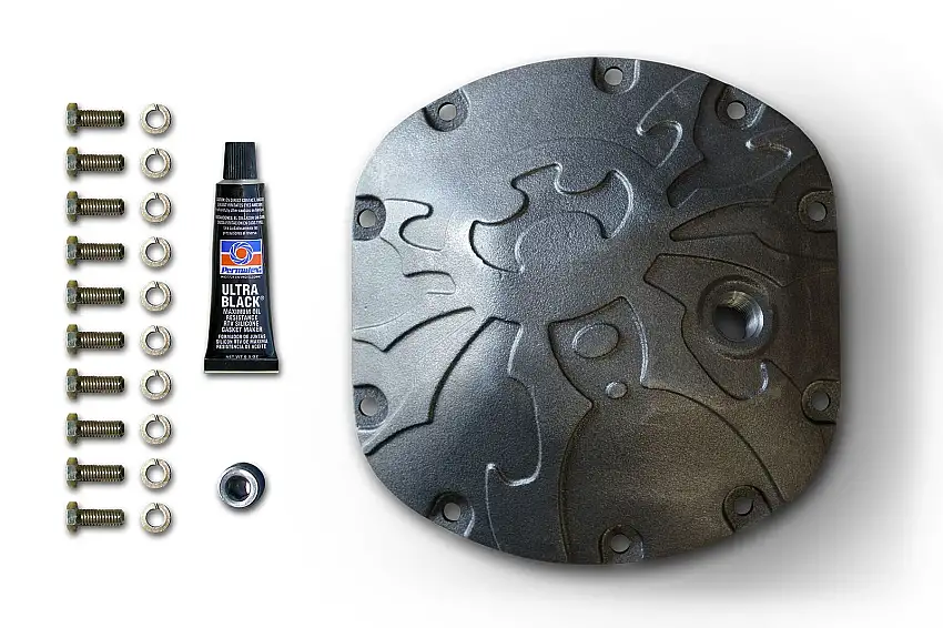 Discontinued DH: Poison Spyder Dana 30 Bombshell Differential Cover For 1976+ Jeep Models With Dana 30 Axle (Bare Steel) 42-11-030