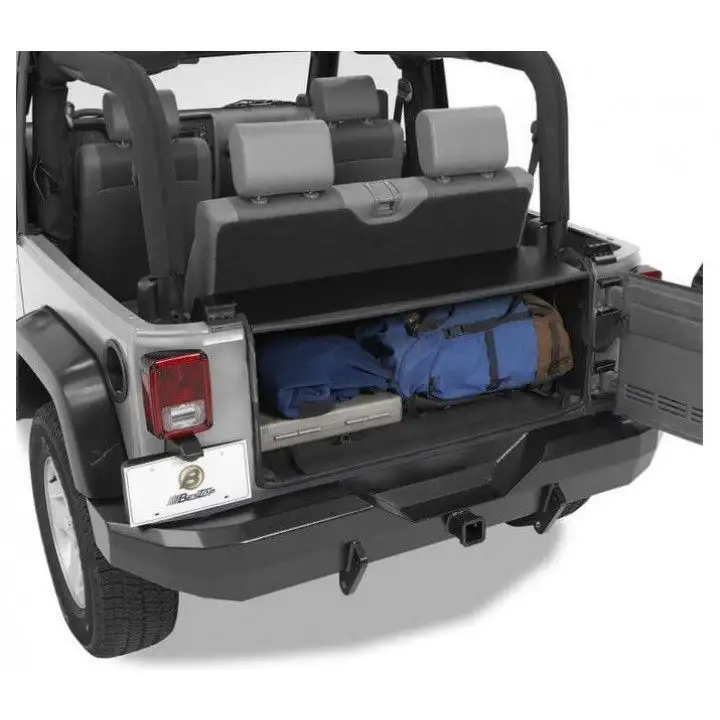 Bestop Instatrunk In Matte Black For 2011-18 Jeep Wrangler JK 2 Door & Unlimited 4 Door (16-Gauge Steel) 4270401